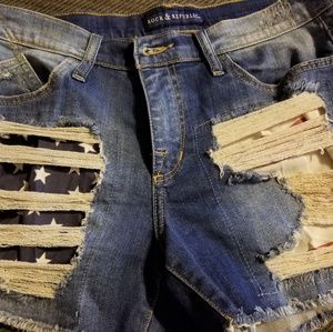 Rock & Republic Distressed Shorts